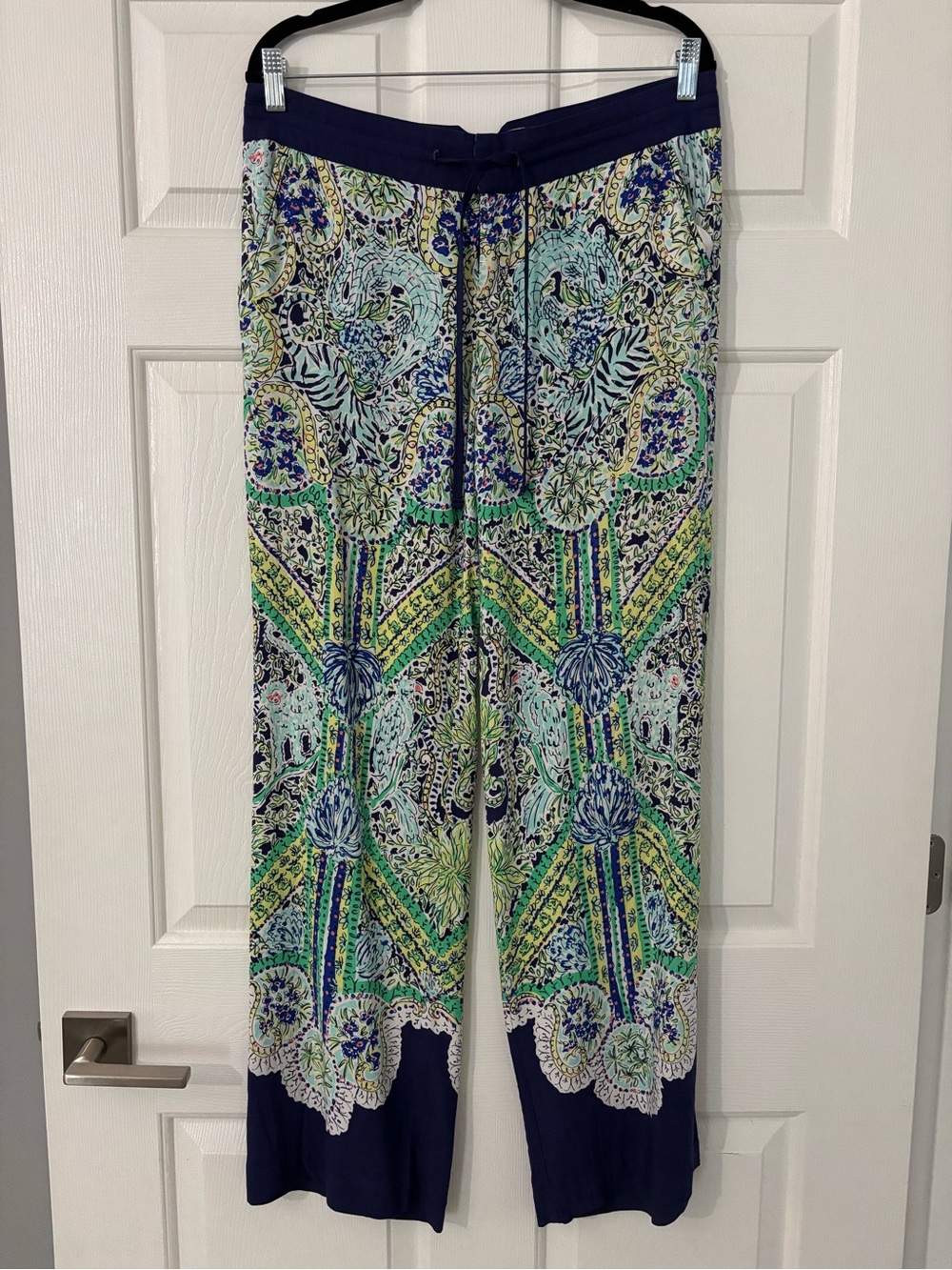 Lilly Pulitzer wide leg palazzo pants with pockets $128 - Medium